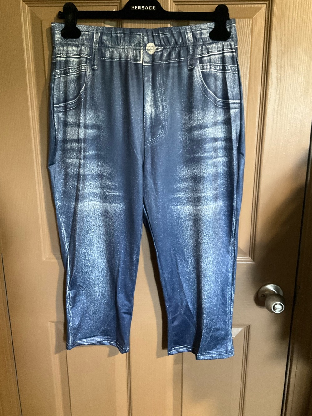 Denim print on XL Capri leggings